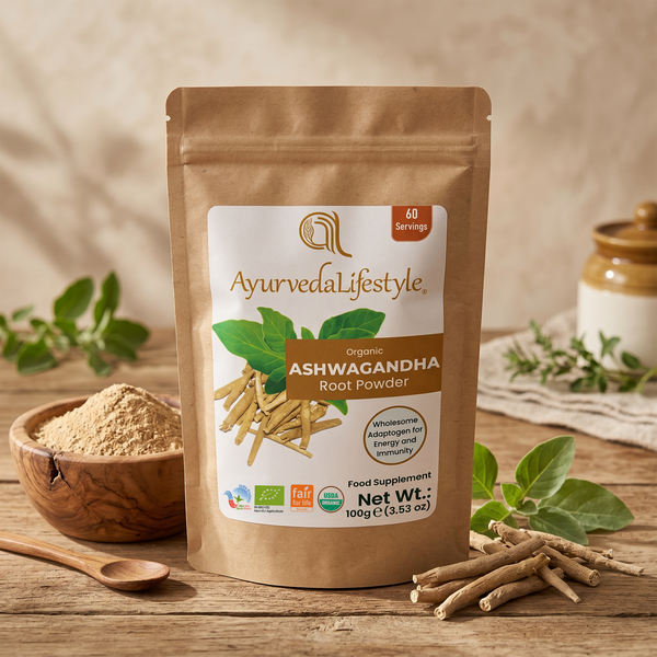 Organic ASHWAGANDHA Root Powder