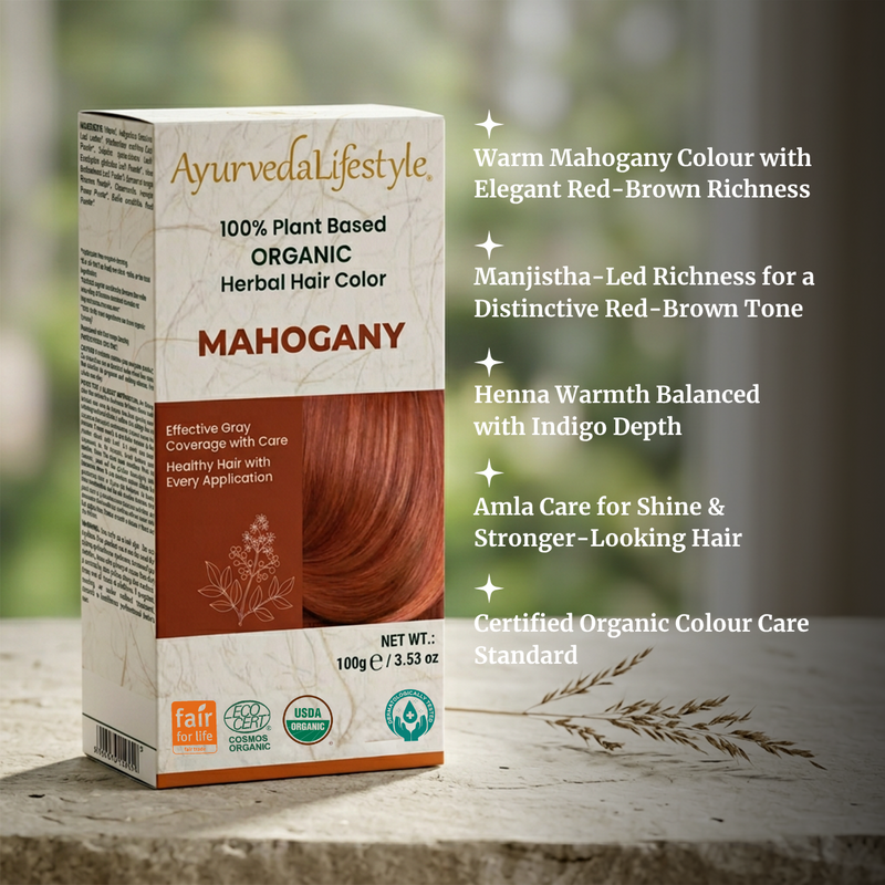 Organic Hair Color - MAHOGANY alternate